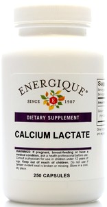 Calcium Lactate 250 caps or lactate calcium